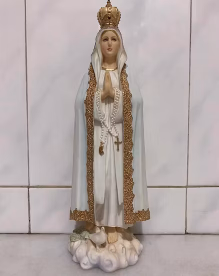 Estátua religiosa da Bem-Aventurada Virgem Maria para decoração interna e externa de casa