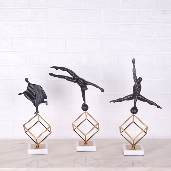 Ao ar livre bronze nu sexy dançando menina estátua escultura senhora estatueta em bronze